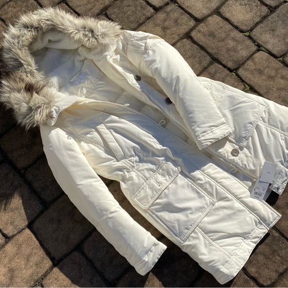 NWT Uniqlo Puffer Down Quilted Coat - Picture 2 of 11